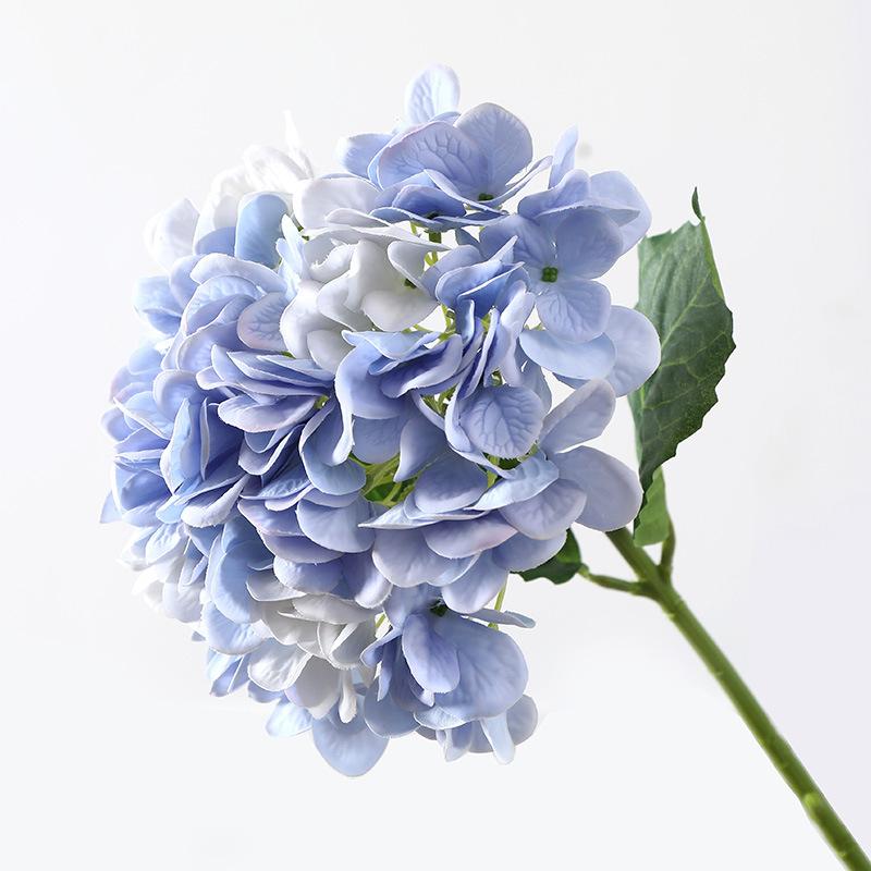 Feel moisturizing simulated hydrangea, home living room decorative flower bonsai decoration, fake flower