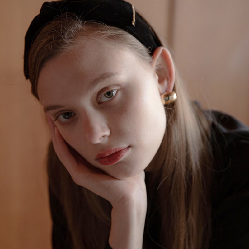 Жан Поль Кларисс Камень Бархатная Лента Повязка для Волос JP-21-019HB