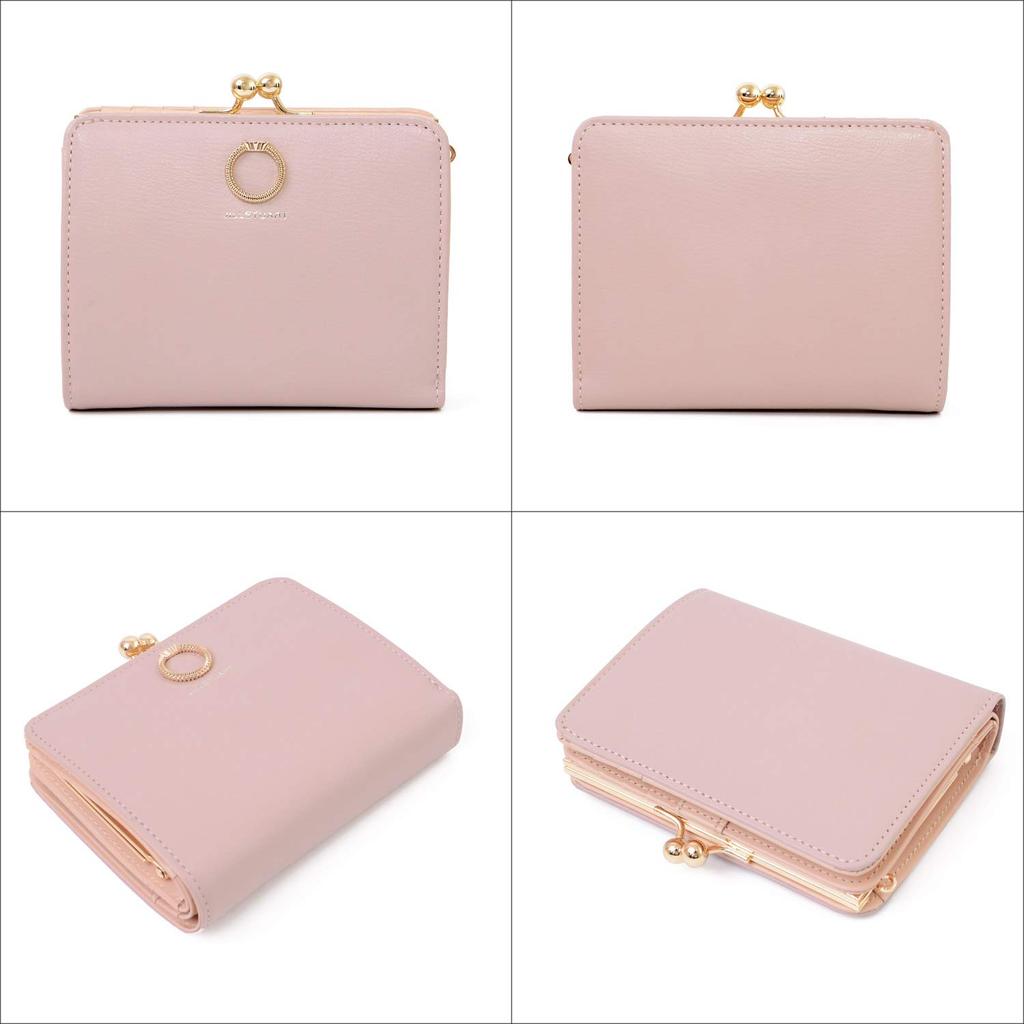 Может быть JILLSTUART Кошелек с застежкой-подвеской из коровьей кожи, компактный кошелек для монет JSLW0DS1 Без имени [Имя выгравировано] (ДЖИЛЛСТЮАРТ) (Розовый, гравированный)