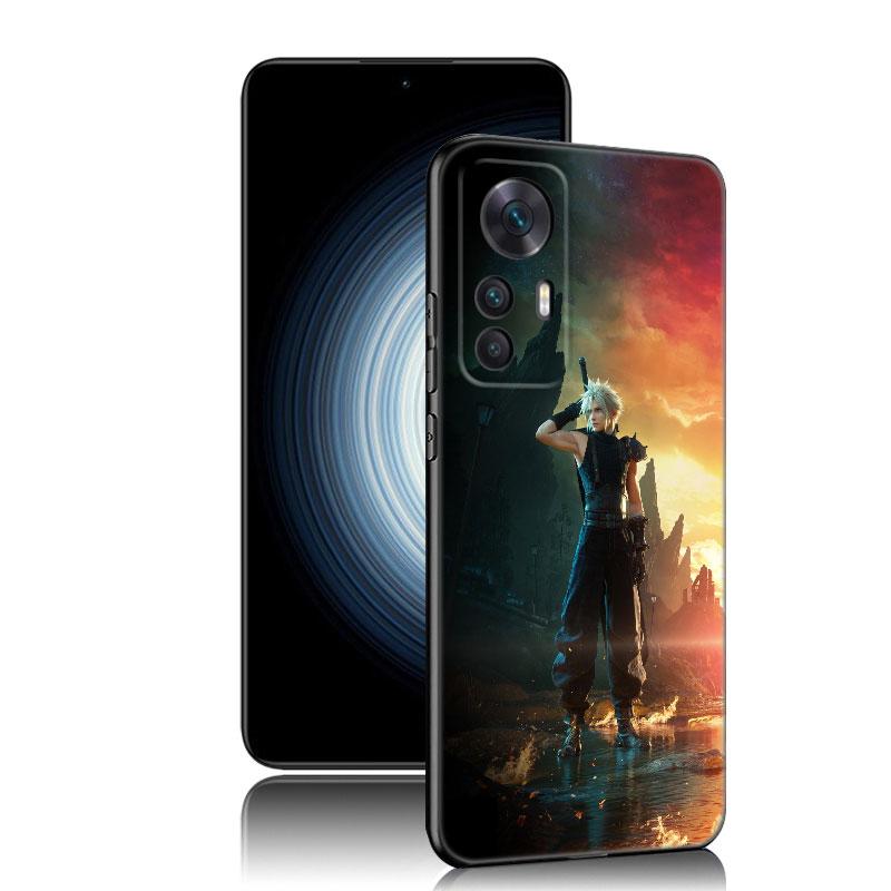 Game Final Fantasy Black Silicone Phone Case For Xiaomi Redmi 7A 8A 9A 10A 11A 9C 10C 12C 13C 11 Prime A1 A2 + 12 4G Note 9T 12R