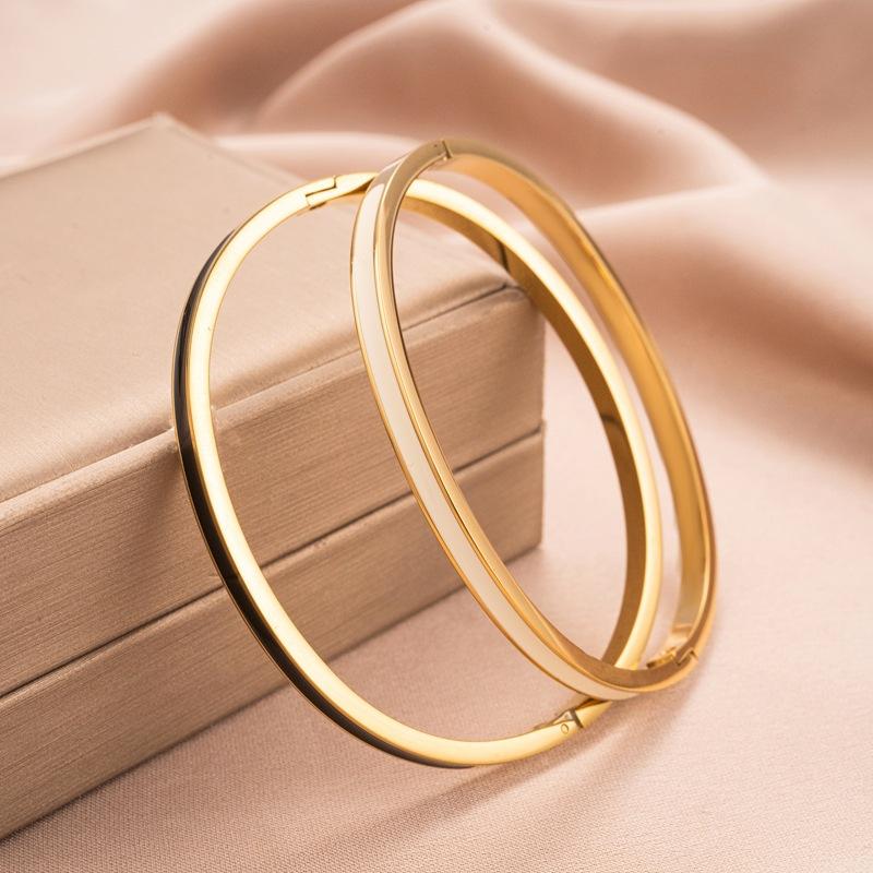 Women's K Color Buckle Oil Dripping Bracelet Bracelet High-end Hand Jewelry