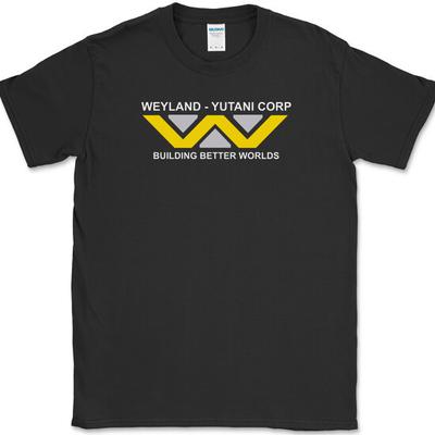 Футболка Weyland-Yutani Corporation Забавный юмор из фильма Чужие Графическая футболка