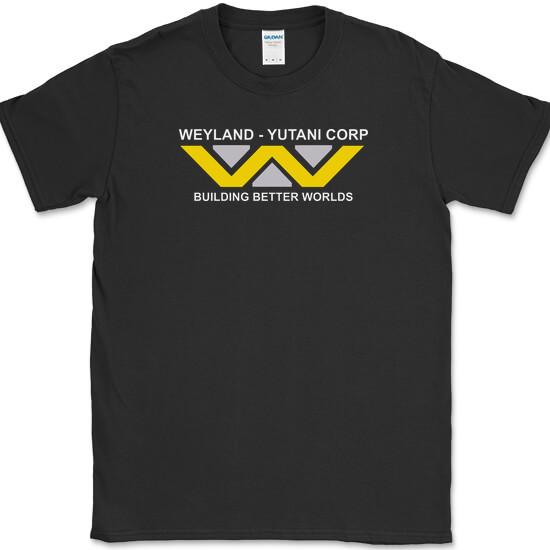 Футболка Weyland-Yutani Corporation Забавный юмор из фильма Чужие Графическая футболка