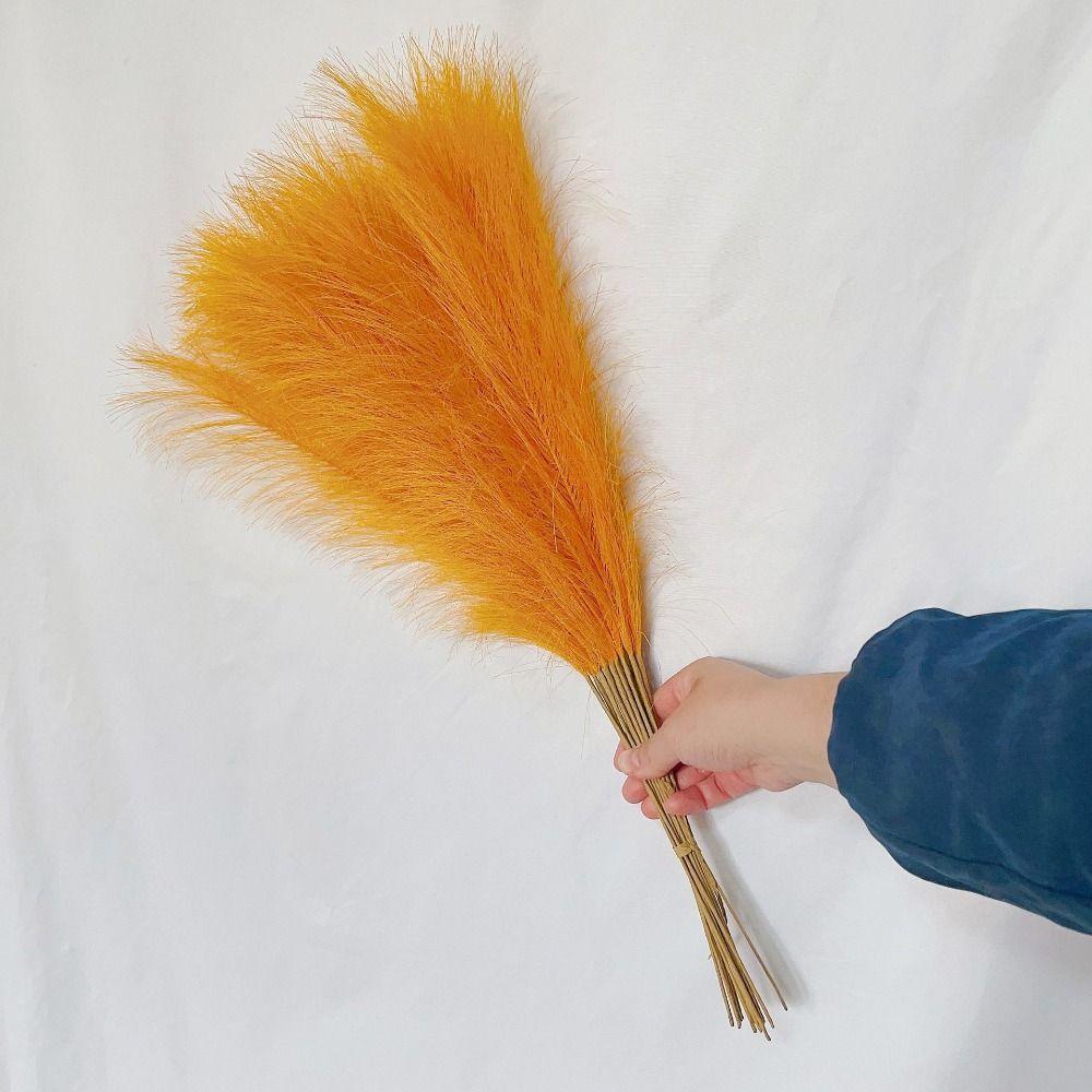 Beautiful for Wedding Party Decor Fluffy Pampas Bouquet Artificial Flowers Pampas Grass Fake Reeds