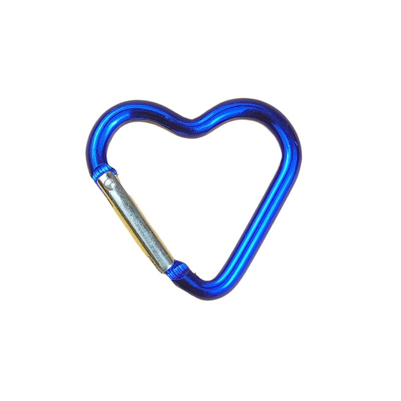 Карабины с зажимами в форме сердца Компактные быстросъемные карабины с защелкой Прочные держатели ключей с высокой нагрузкой Кемпинг