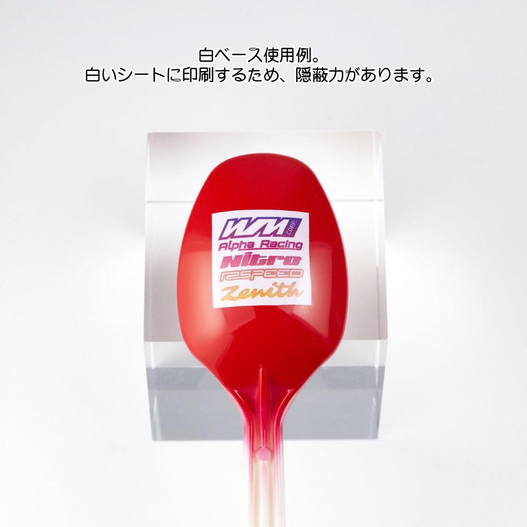 HiQ Parts Бумага для декалей для домашнего струйного принтера A4 5 Декали для пластиковых моделей (Белая основа, Размер), Листы, INKJ-T05WB-V2