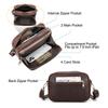 Genuine Leather Men Mini Shoulder Bags Casual Crossbody Bags Clutch Small Handbag Vintage Male Messenger Bag