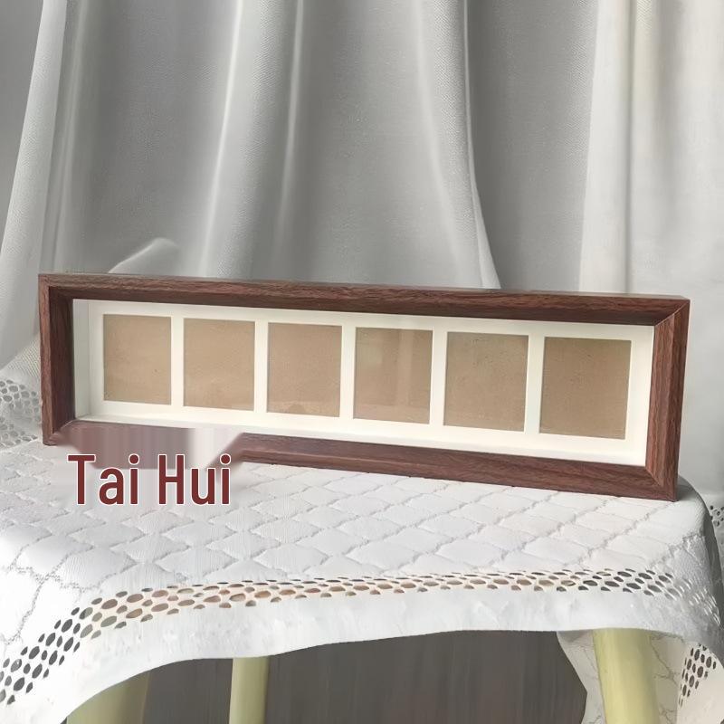 Luxury Multi-Photo Frame: Six-Image Vertical & Horizontal Display for Table Décor