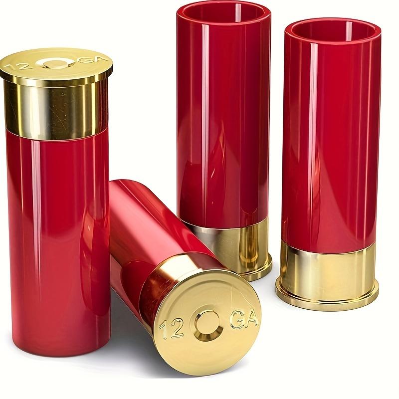 4pcs/lot Shot Glass 12GA Bullet Glass, Liquor Glass, Tongue Wine Glass, 12 Gauge Cup