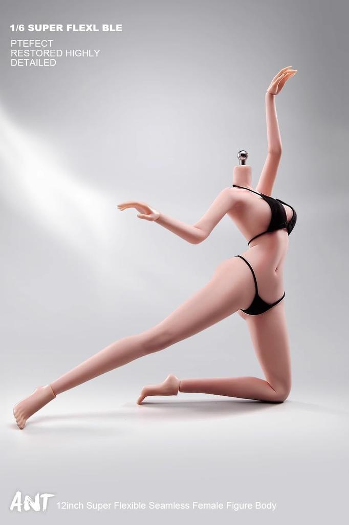 Toy Hobby Scale Action Figure ANT YCL001 Simple Skin Makeup Painted Version Super Flexible Seamless Body No Clothes Female Body Pearl White