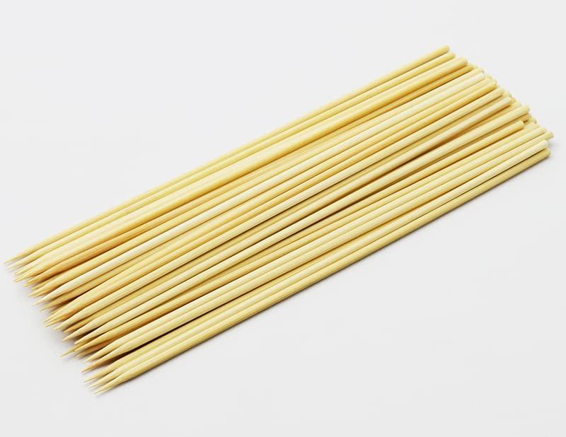Barbecue skewers Bamboo skewers 3mm x 210mm (21cm) 50 pieces