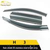 Haval H3 3D Stainless Steel Rain Guard Decorative Trim