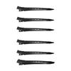 Hair Clip 9cm, Black, 6 Pieces