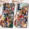 Чехол для телефона Samsung Galaxy A52 A36 A32 A26 A72 A23 A55 A41 A24 A53 A35 A25 A71 A73 A51 A22 Аниме One Piece Луффи