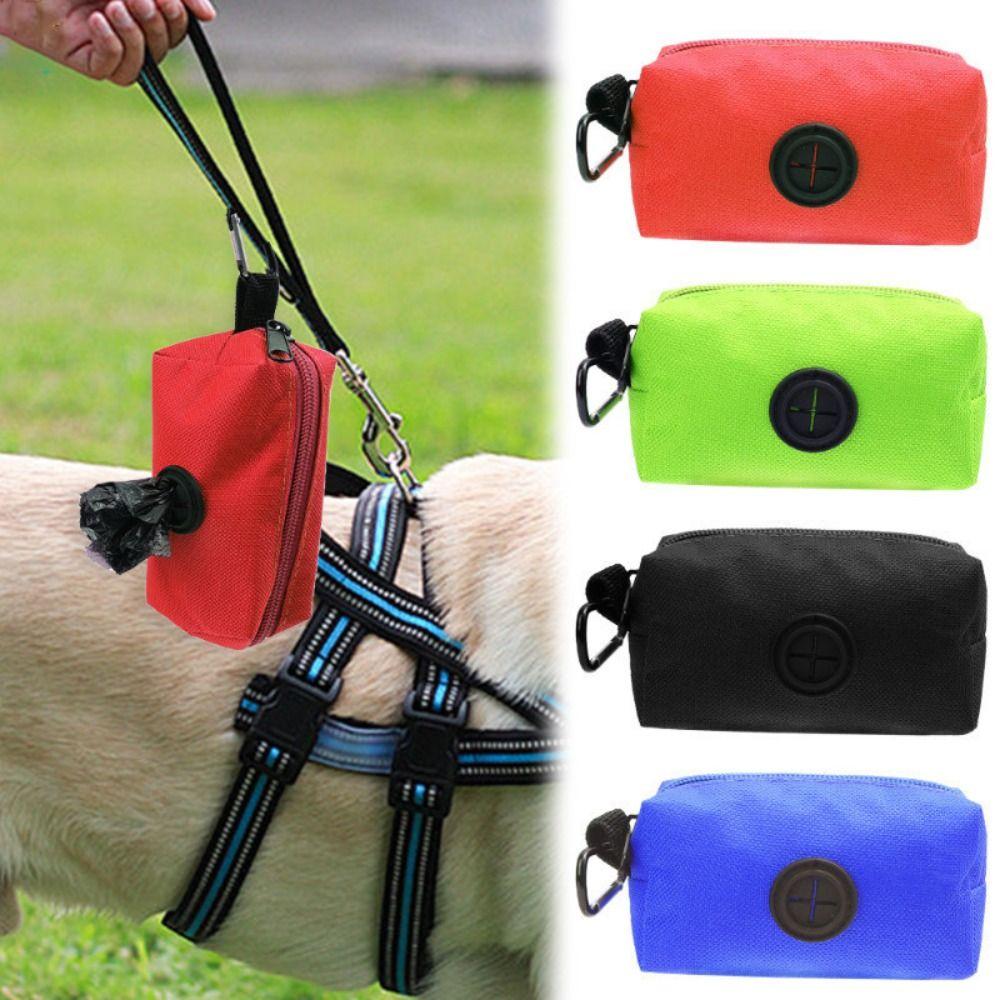 Leash Attachment Dog Poop Bag Adjustable Pet Cleaning Tools for Puppy Outdoor Stroll