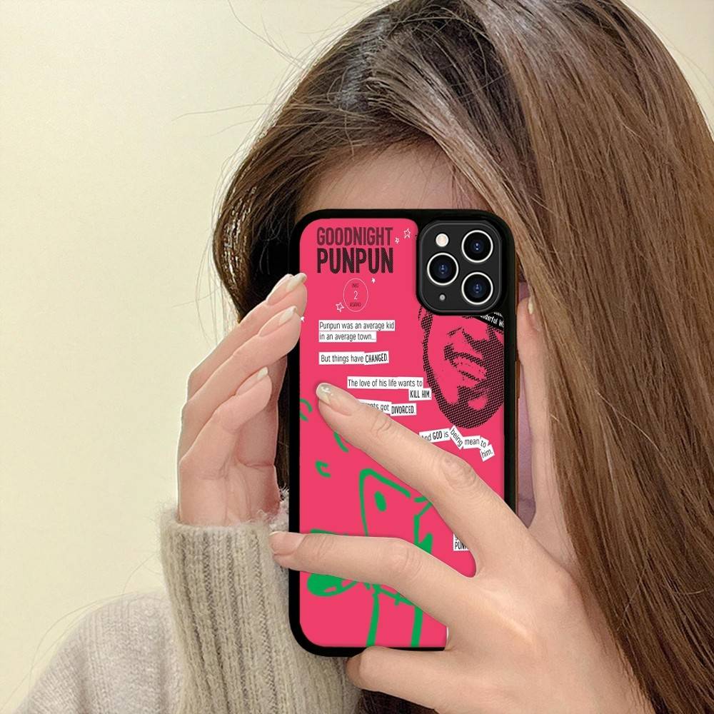 Спокойной ночи, Пунпун Горячие Комиксы Для IPhone 11 12 13 14 15 16 17 Pro Max Plus TPU+PC Ударопрочные Задние Чехлы для Телефона