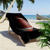 Giant Beach Towel with Rugby Ball Sport Action Design, Ultra Soft Quick Dry Microfiber, Fade Resistant, for Pool Beach Vacation