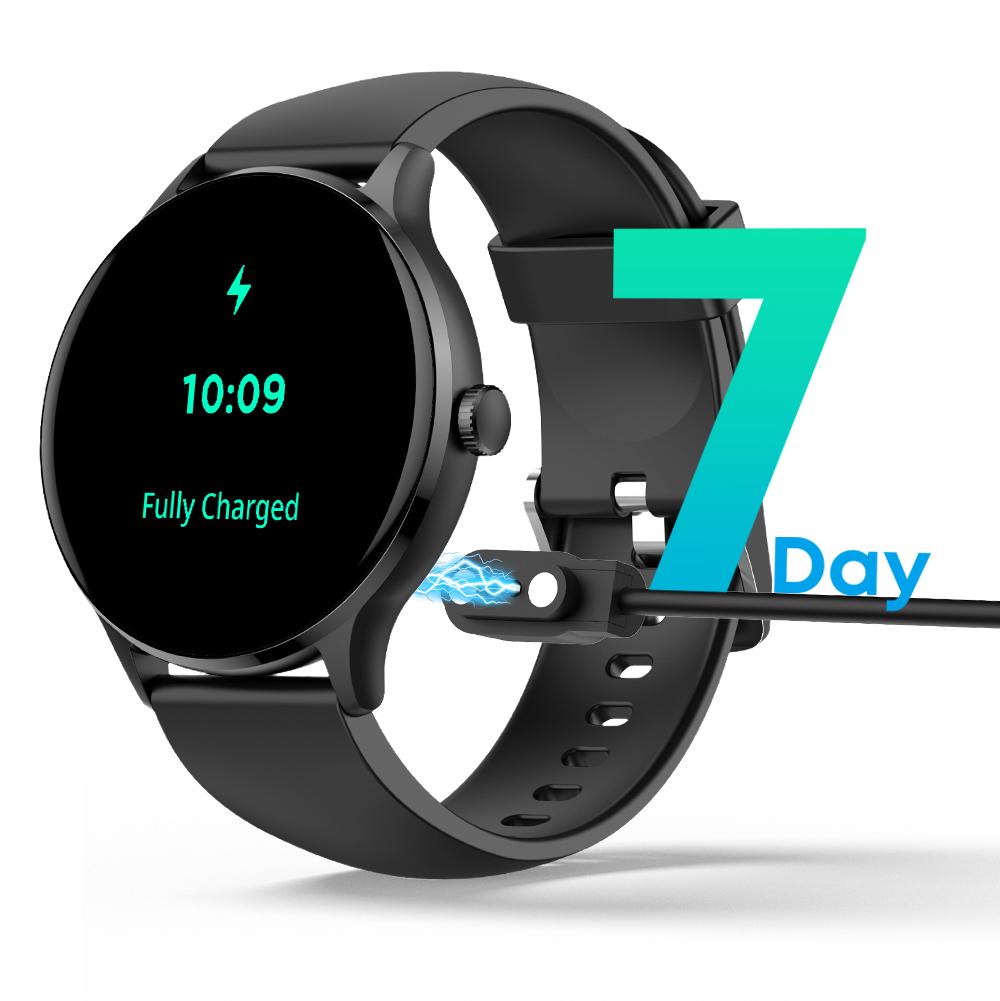 Smart Watch Dafit BT Call Heart Rate Round Screen Waterproof Women Men Reloj Smartwatch