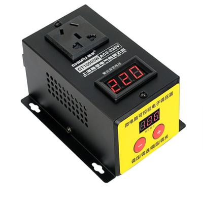 AC 220V 10000W SCR Электронные инструменты Регулятор напряжения Регулятор скорости двигателя Диммирующий диммер Термостат