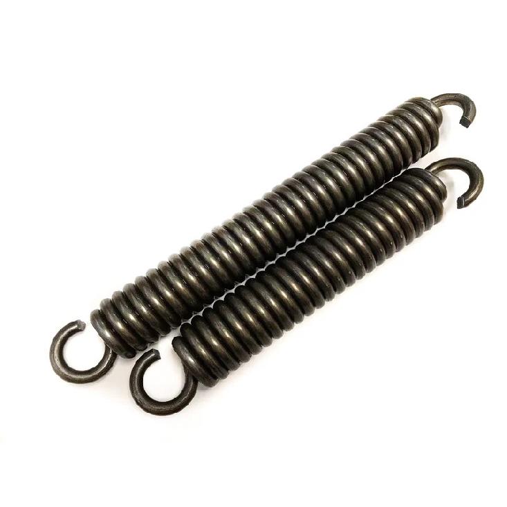Spring steel single hook spring, Tension spring,Wire Dia 5mm,Outer Dia 25/30/35/40/45/50/60mm,Length100-500mm.