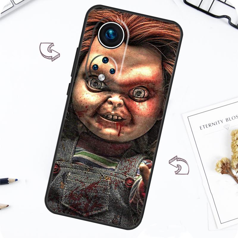 Страшная кукла Чаки Чехол для фильма ужасов для Huawei P30 P50 Pro P40 P20 Lite P Smart 2019 Nova 5T Honor 70 50 80 X8 X9 Чехол