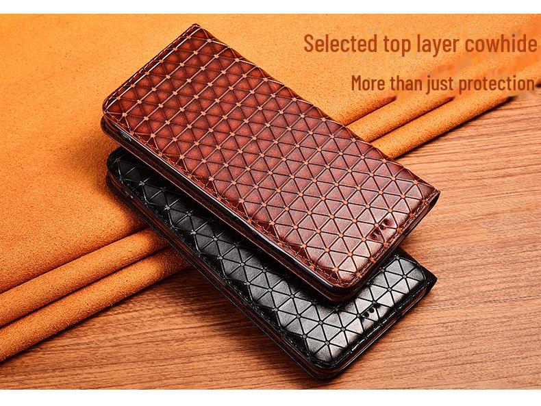 Чехол-книжка из натуральной кожи для OPPO Find X8 Pro для X7 Ultra, X6 и X5