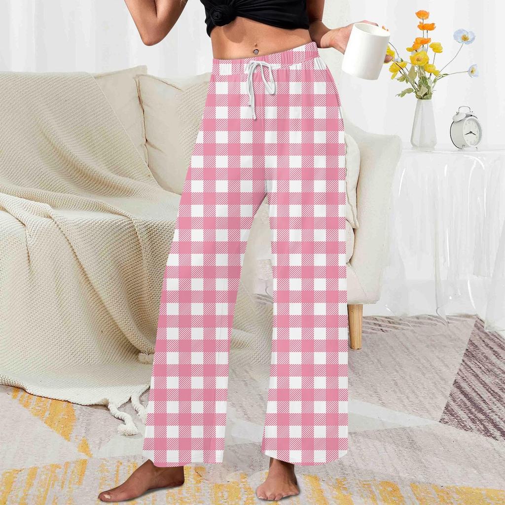 Women's Allover Printed Home Pants Sleeping Pajama Pants Long Pants Pajama Pants Yoga Pants