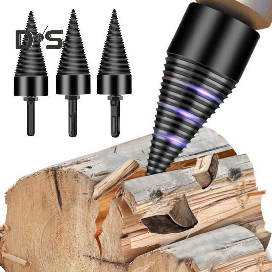 Сверло для колки дров 42 мм, сверло для колки дров с круглыми, шестигранными и квадратными ручками, электрические дрели, конусные отвертки