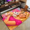 1 шт. Ковер с пожеланиями на день рождения Barbie, для декора дома и офиса, Коврик под офисное кресло, Праздничный подарок, Ковер для конференц-зала L1166
