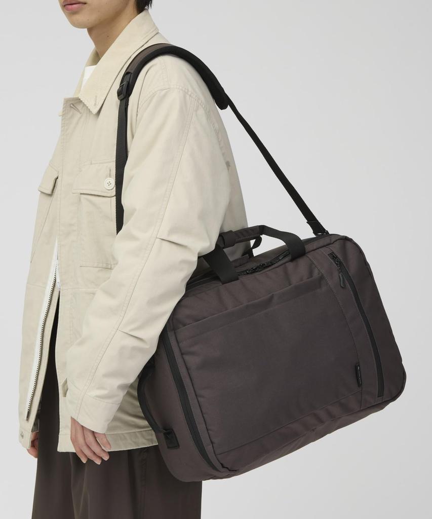Everyday Use Business Bag Shoulder Dark Brown 28L [Snow Peak] 3-way (Handheld, Bag)
