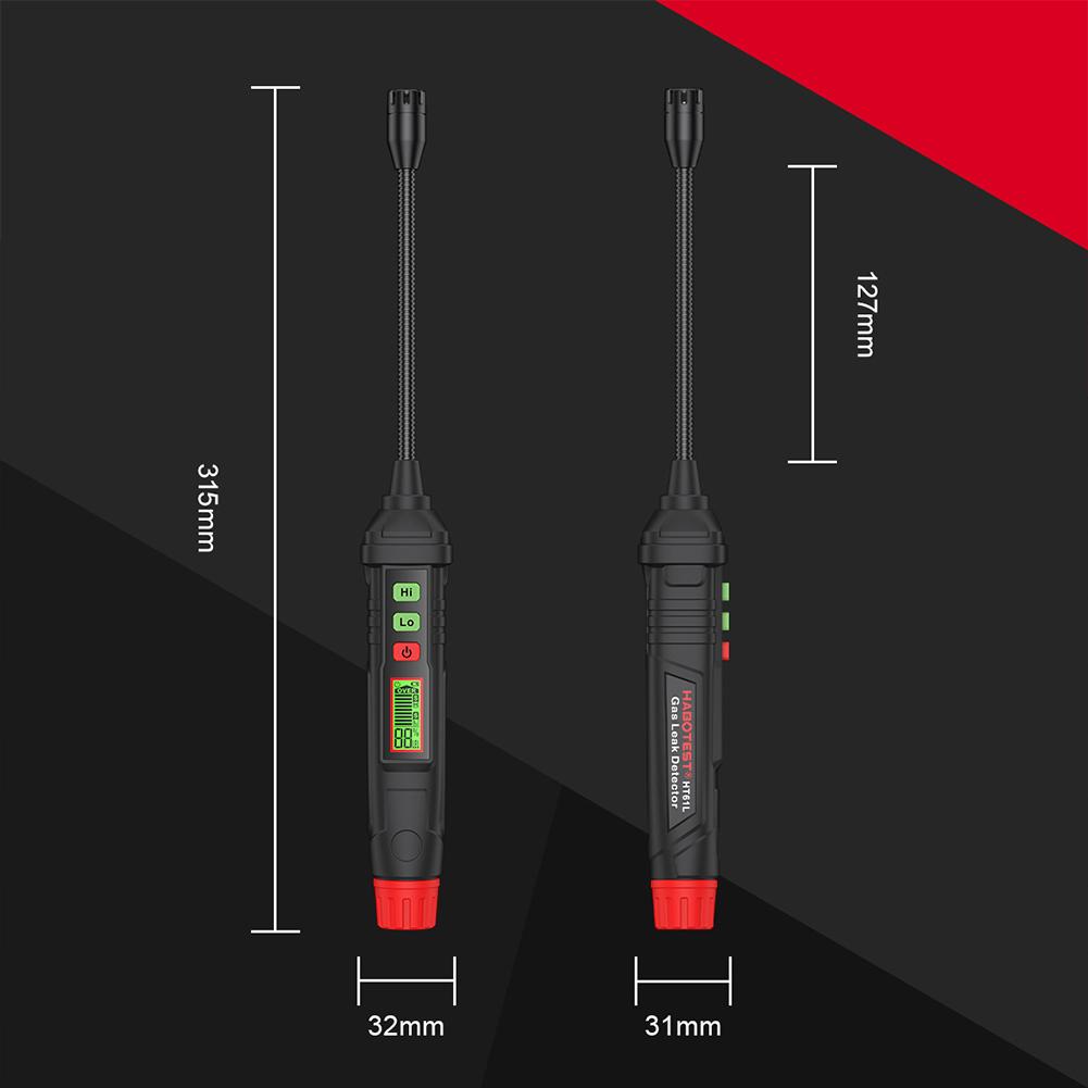 Портативный анализатор концентрации газов с цифровым дисплеем, детектор природного метана, определяющий источник метана, природный газ