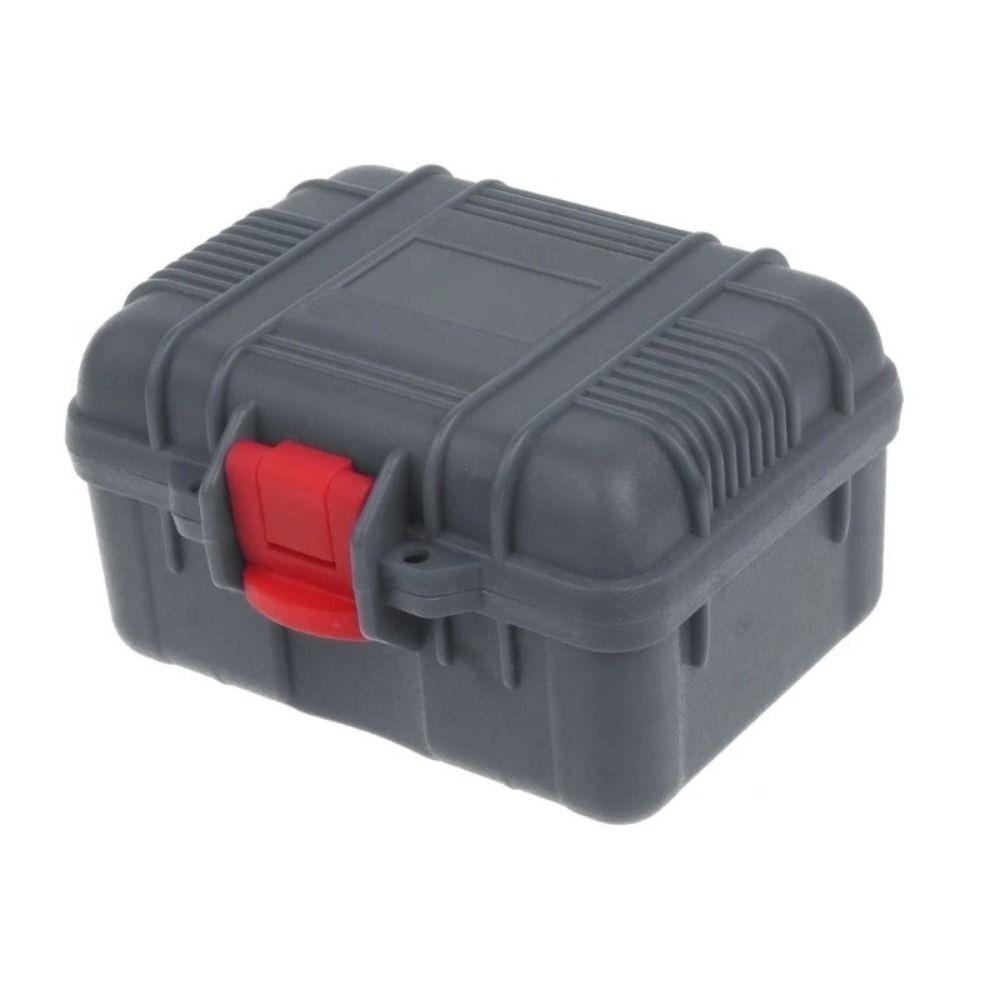 Durable 125x110x70mm PP Toolbox Moisture-proof Protective Case Watch Storage Box With Cotton Watch Case