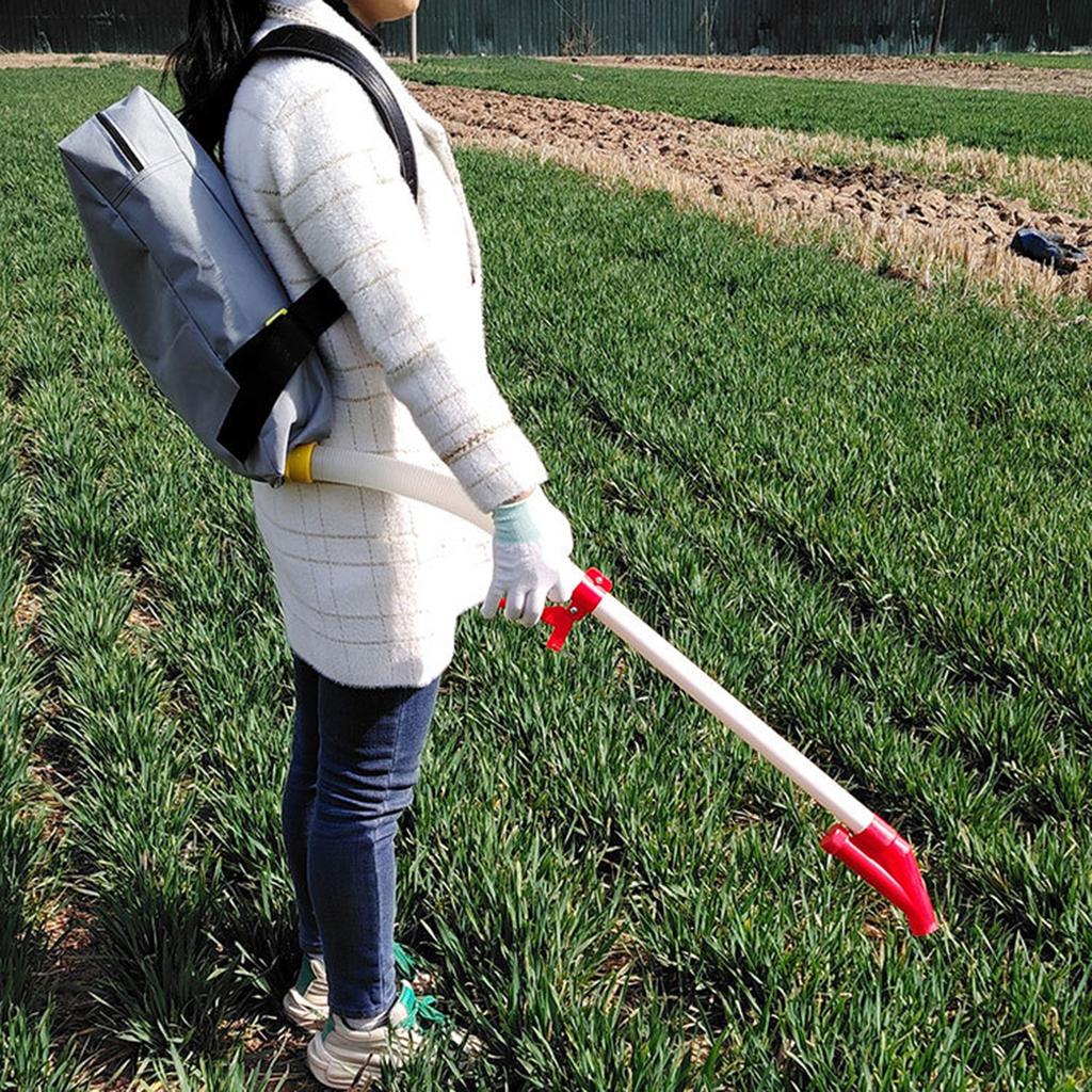 Рассеиватель удобрений Прочный Ручной Большой вместимости Многофункциональный Сельскохозяйственный Аппликатор для навоза для Кукурузы Газона Сада Дерна