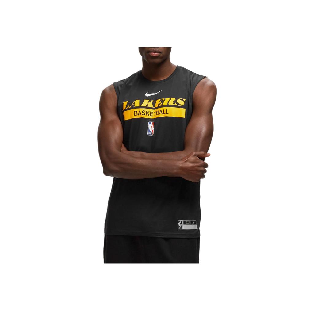 Nike Баскетбольная майка с принтом логотипа НБА, мужская майка Los Angeles Lakers Edition, черная DR6771-010