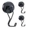 Homion of Magnetic hooks изготовлен из нержавеющей стали с вертикальной грузоподъемностью 30 кг, горизонтальной грузоподъемностью 10 кг, входной ключ для стены [Комплект 3] сталь,