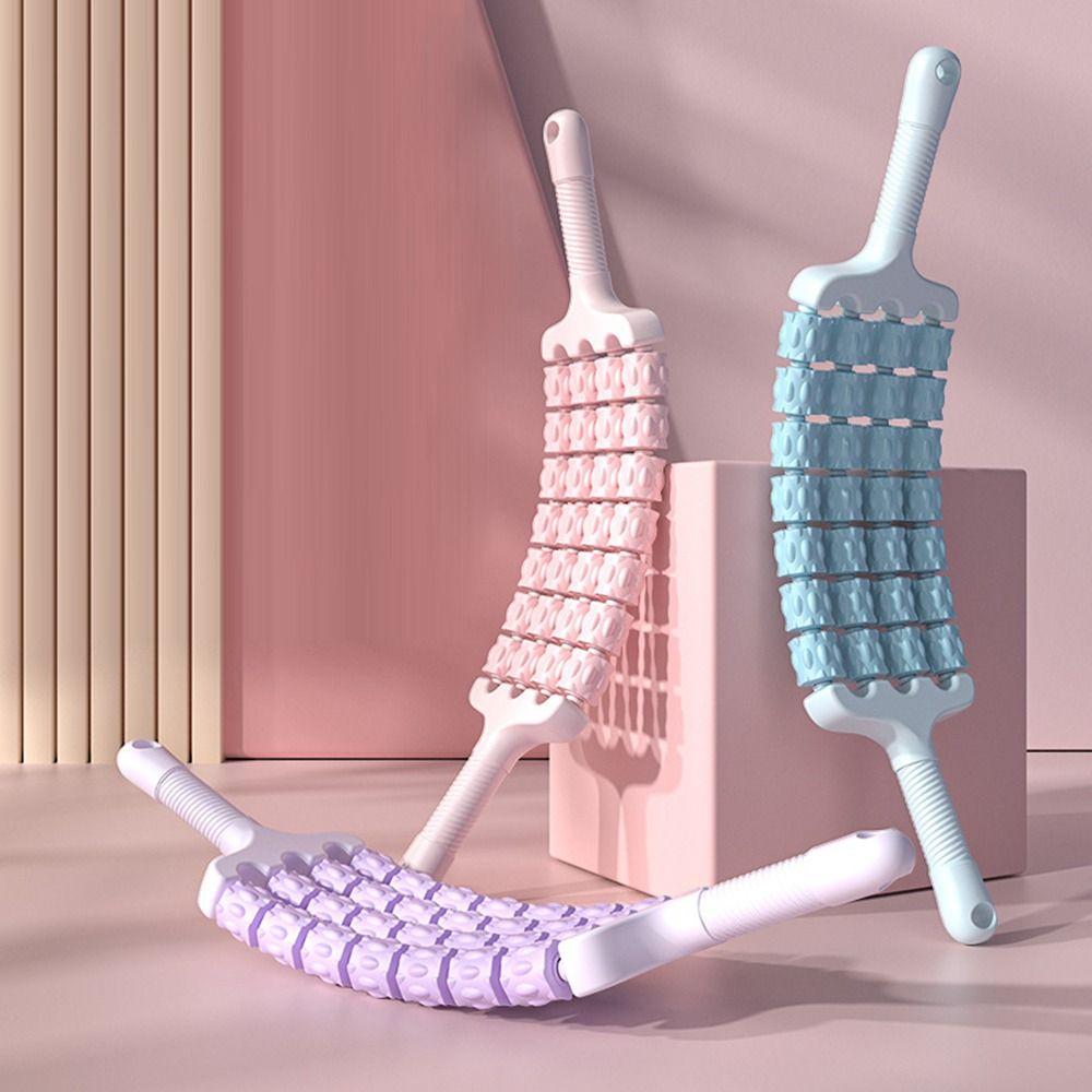 Изогнутый ролик для мышц Сенсорный тренинг Фасциальный ролик для тренировок Расслабление мышц Тело
