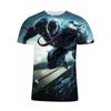 Stylish Women Men Movie Venom Comic Print Casual 3d T-shirt For All Seasons