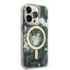 Etui do iPhone 14 Pro Max Guess Jungle MagSafe Zielone
