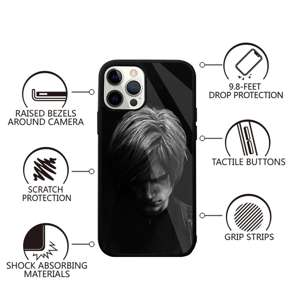 Чехол для телефона Game R-Resident E-Evils для iPhone 15,14,13,12,11,Plus,Pro,Max Mini Magsafe Магнитная беспроводная зарядка
