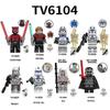 8-Pack Star Wars Building Blocks Minifigures Toy Darth Maul Obi-wan Rey Assembly Action Figures Toys Kids Fans Collectibles Gift (FMY)