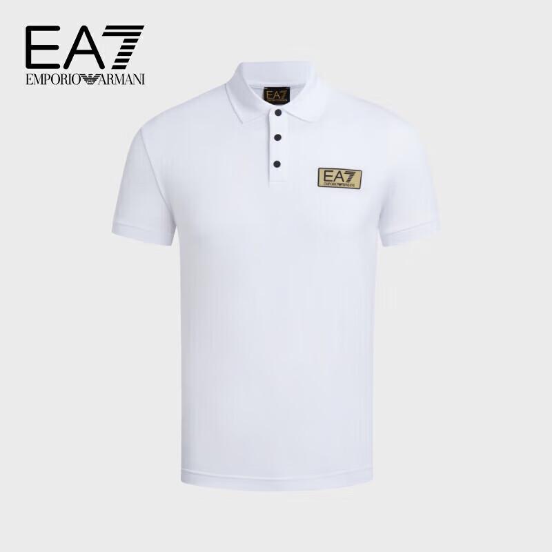 Armani EA7 Men's Logo Patch Polo Shirt