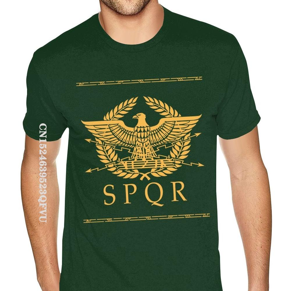 Мужская футболка Roman Empire SPQR большего размера для мужчин, футболки с художественным дизайном, футболки для мужчин из хлопка, повседневные, последние