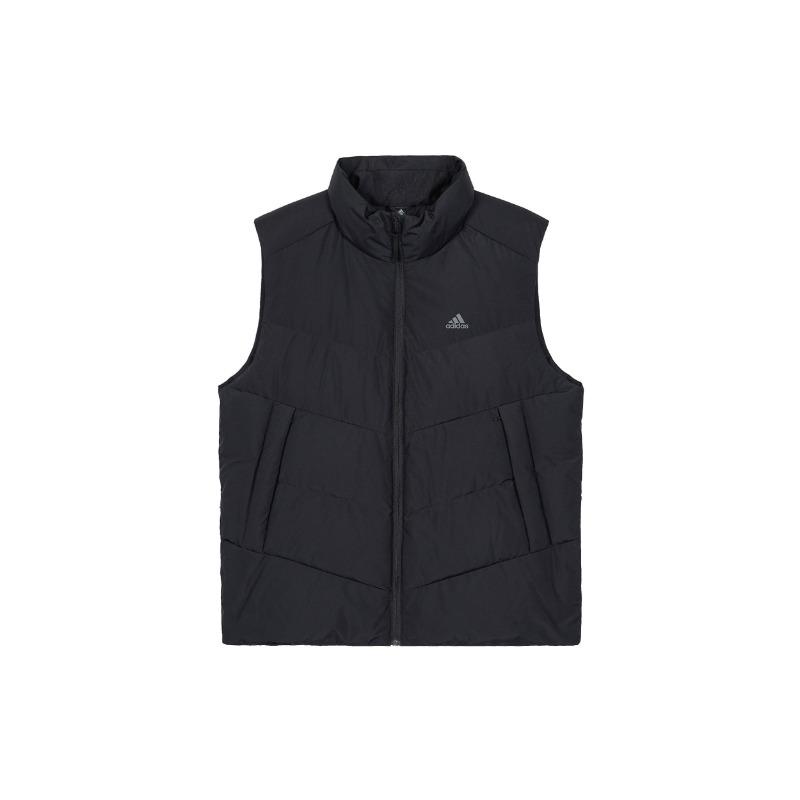 adidas Унисекс черный пуховый жилет IS0368