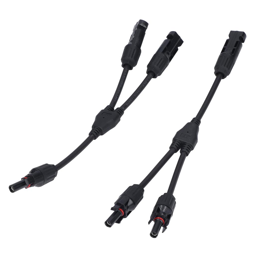 Y-образный параллельный адаптер, латунный PPO, 3-контактный разъем для солнечной батареи, разъемы для панелей аккумуляторов 2 в 1, 1000 В