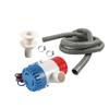 5Pcs 1100GPH Bilge Pump Plumbing Kit Including Electric 12V Boat Bilge Water Pump PVC Hose & 2 Clamps Thru Hull Fitting