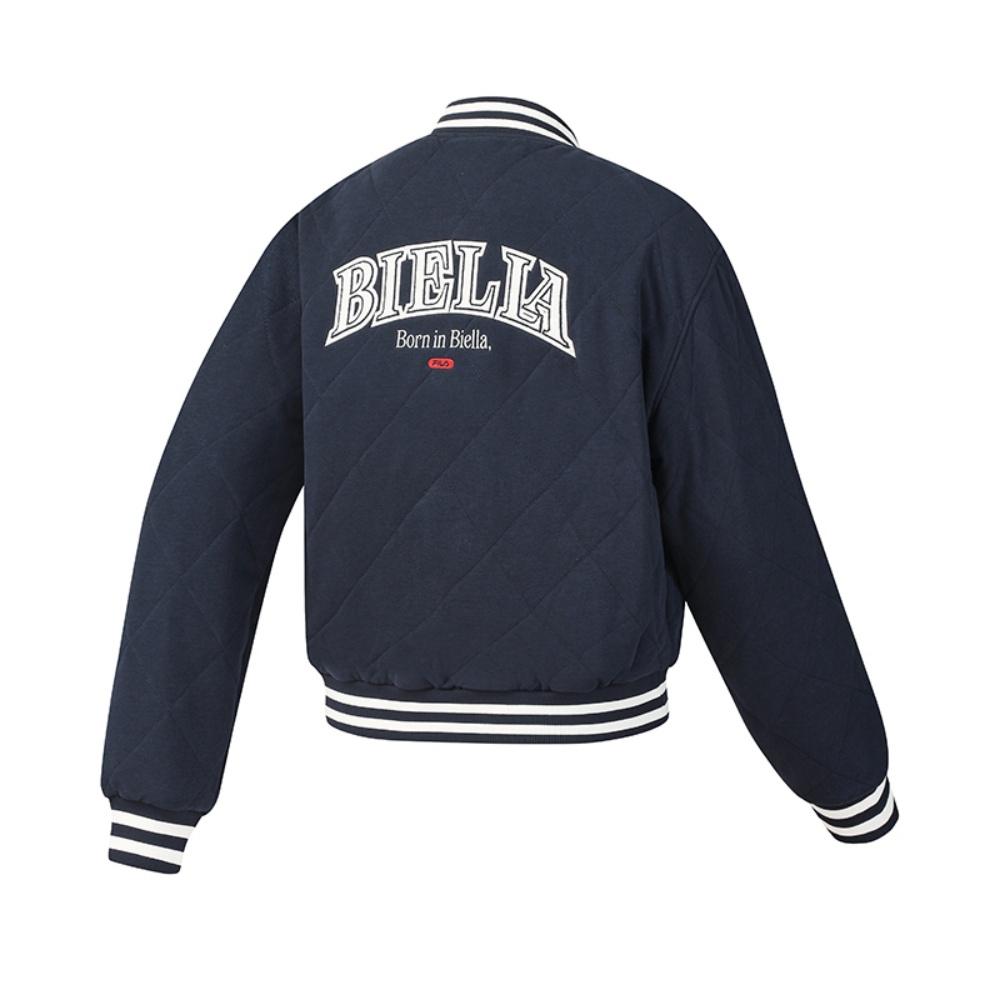 Fila Теннисная двусторонняя классическая модная простая повседневная спортивная универсальная удобная свободная бейсбольная куртка женские куртки коричневая A11W543712FBN