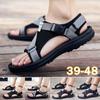 Мужские сандалии, летние уличные пляжные сандалии, гладиаторы, повседневная римская обувь, большие размеры