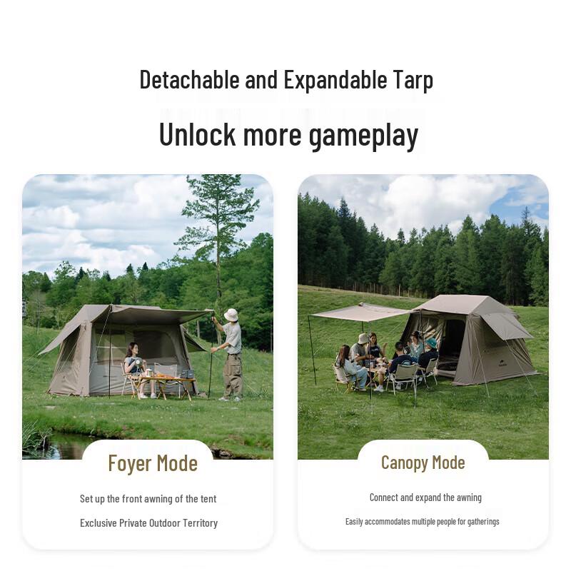 Быстрораскрывающаяся туристическая палатка Naturehike Village 6.0