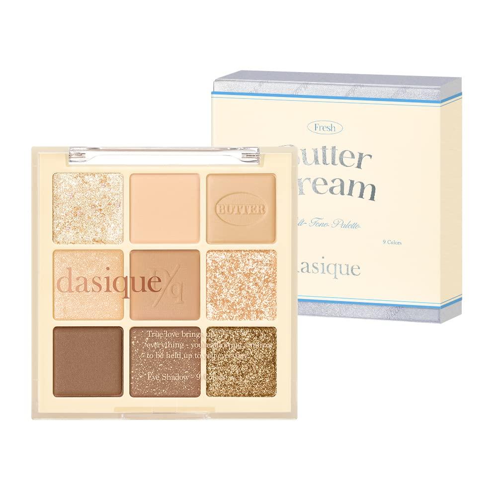 Dasique "Official" Dasique #17 Butter Cream Collection / 9-Color Eyeshadow Palette / Eyeshadow / Under-Eye Bag Maker / Eyeshadow Palette