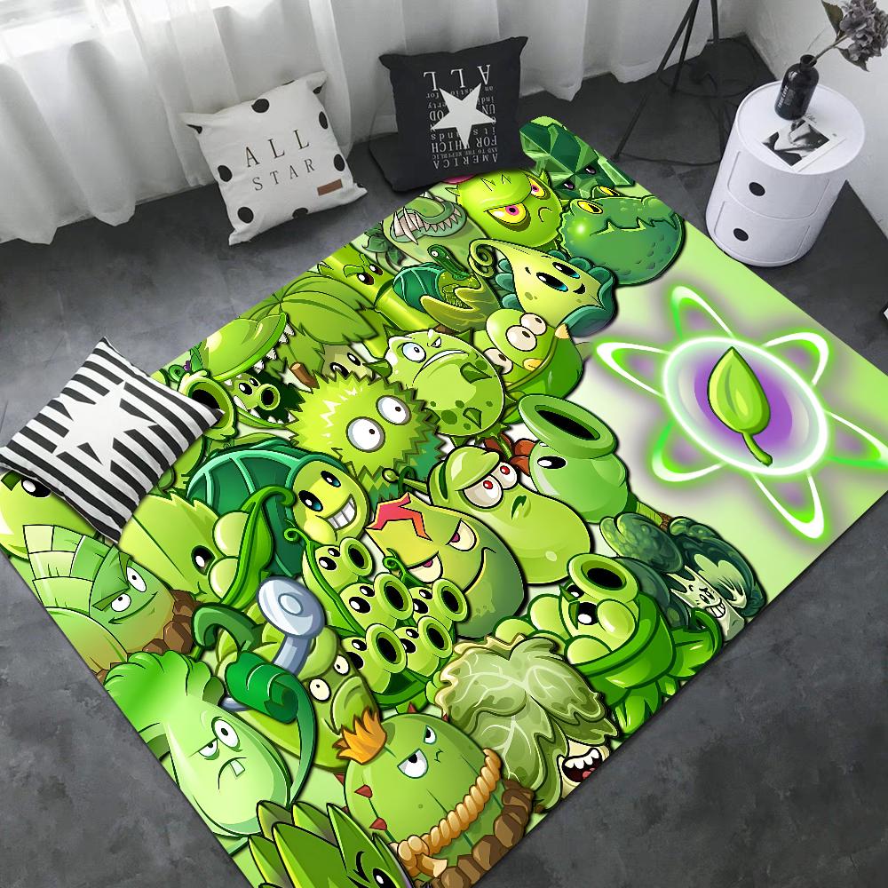 Коврик для двери Мультяшный Plants vs Zombie Нордический стиль Домашний коврик для двери Коврики для ванной-туалета Коврики для спальни у кровати